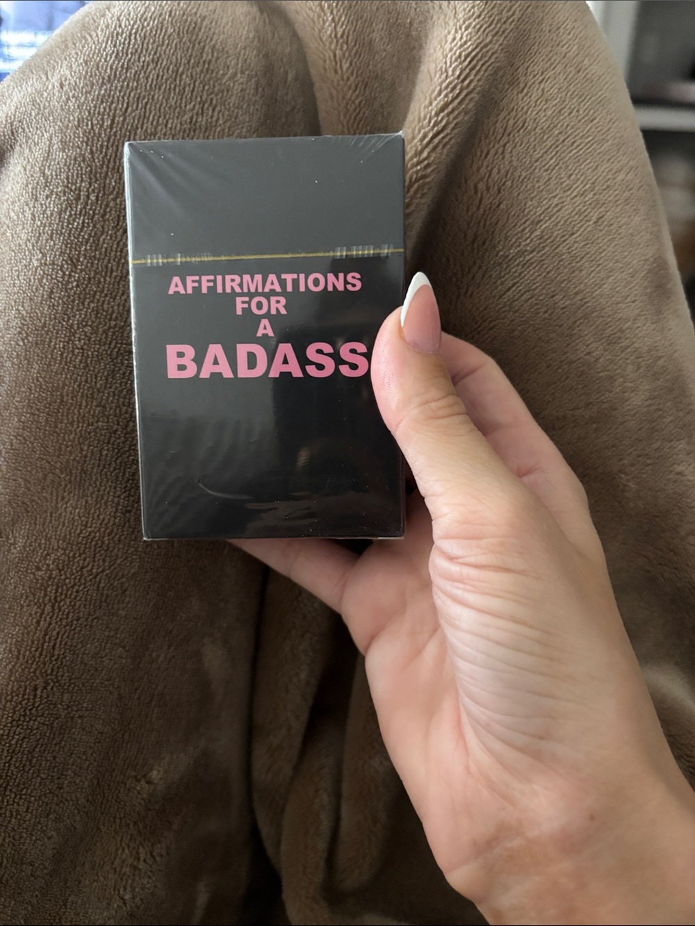 Affirmations For A Badass Deck - Black & Pink Affirmation Cards